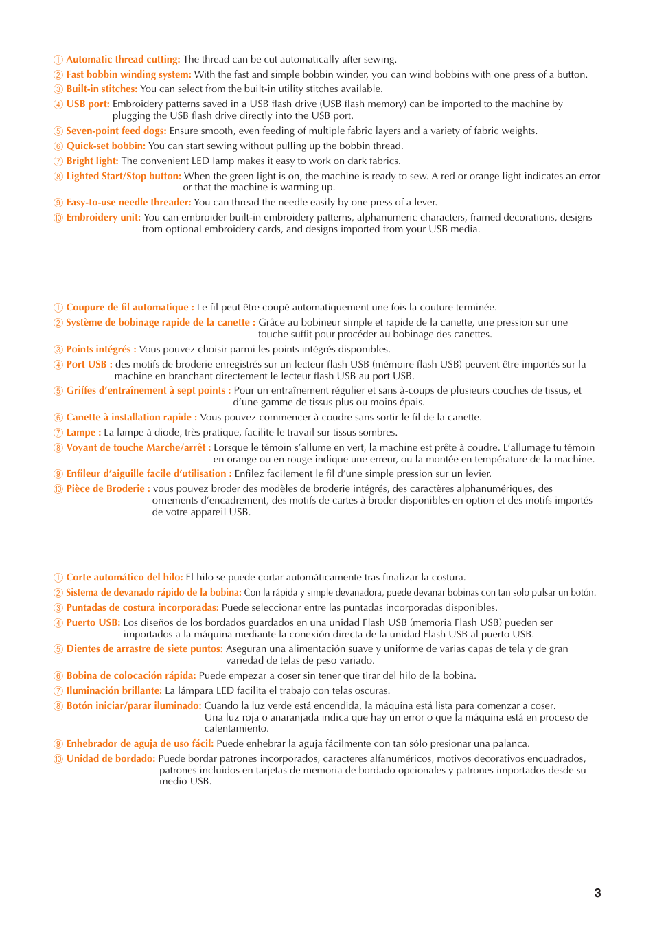 Baby Lock Sofia 2 (BL137A2) Quick Reference Guide User Manual | Page 5 / 36