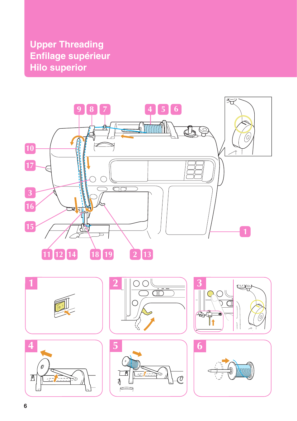 Baby Lock Sofia 2 (BL137A2) Quick Reference Guide User Manual | Page 8 / 36