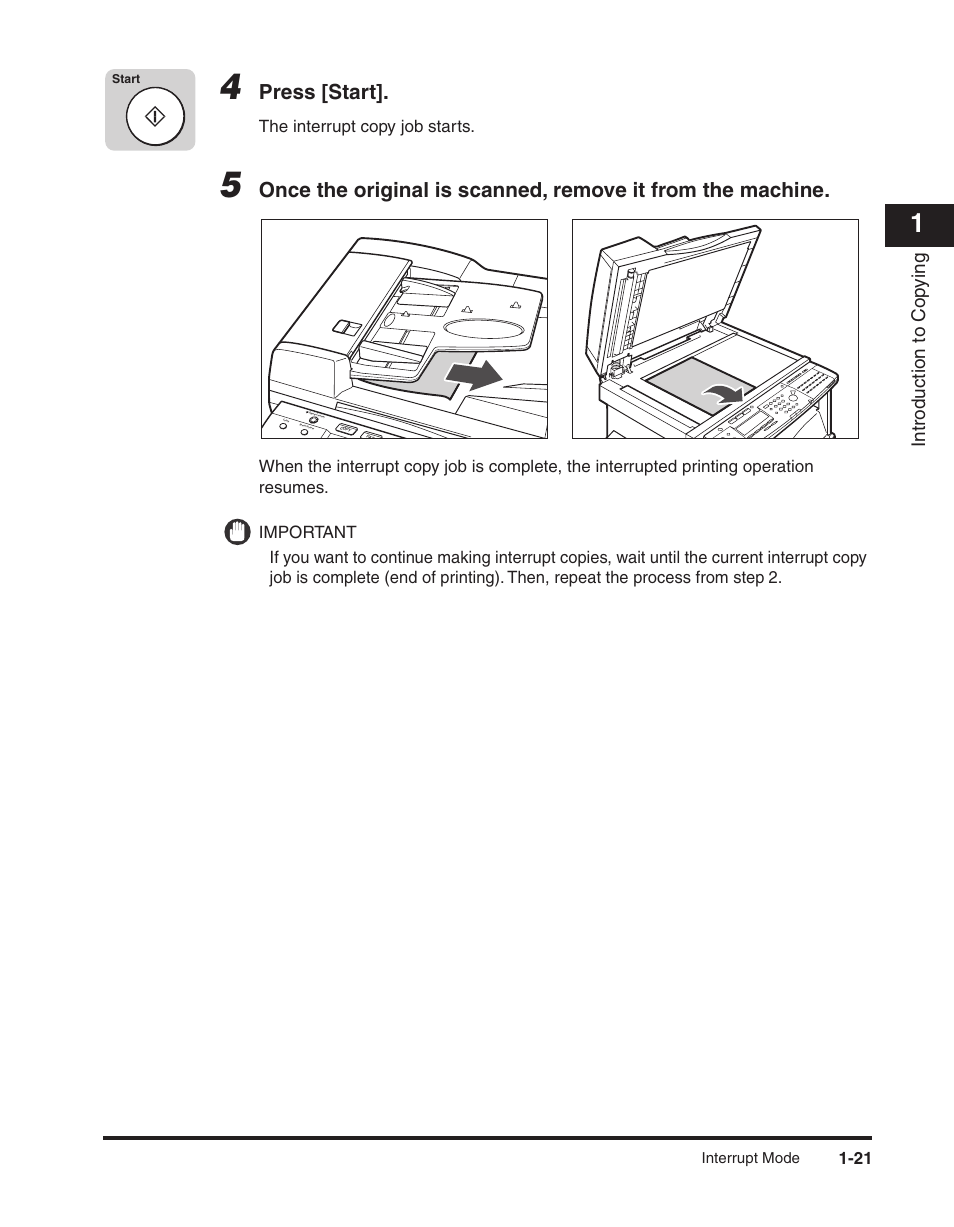 Press [start, Introduction to cop ying | Canon ImageCLASS 2300 User Manual | Page 30 / 104