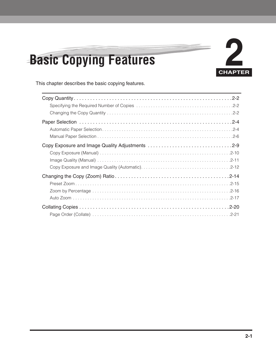 Basic copying features | Canon ImageCLASS 2300 User Manual | Page 32 / 104