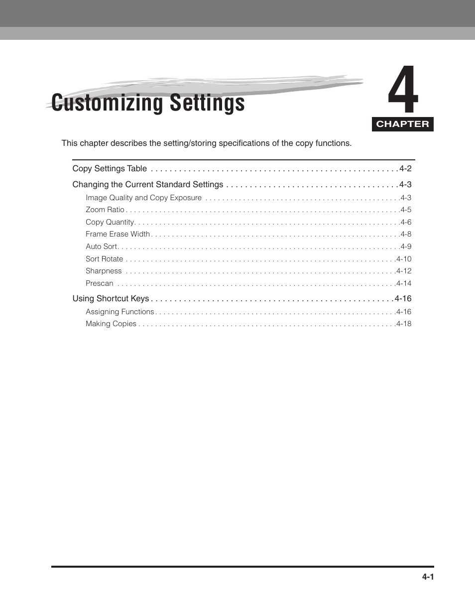 Customizing settings | Canon ImageCLASS 2300 User Manual | Page 78 / 104
