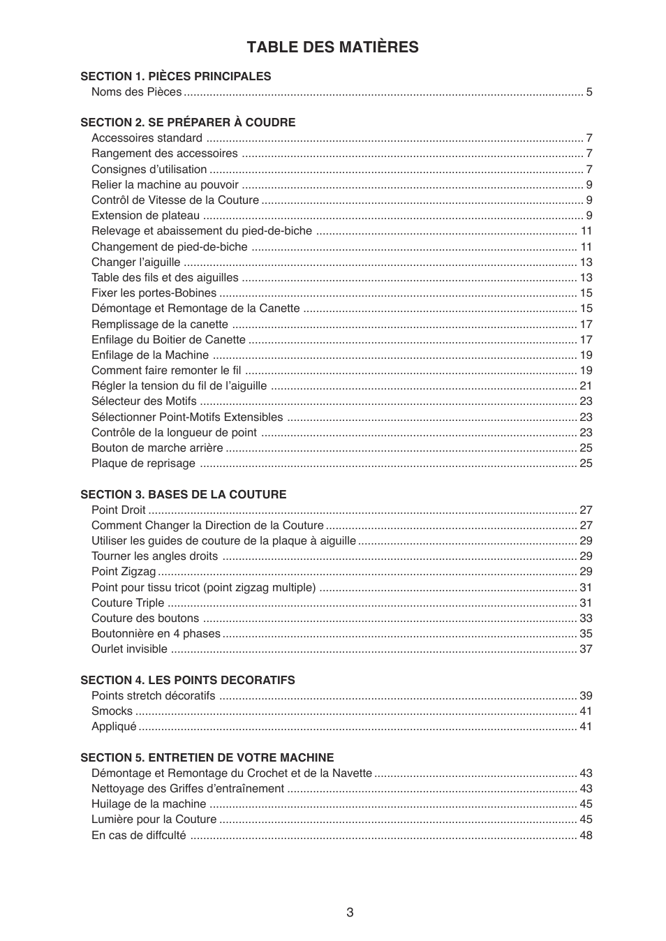 Baby Lock BL9 (BL9) Instruction and Reference Guide User Manual | Page 7 / 56