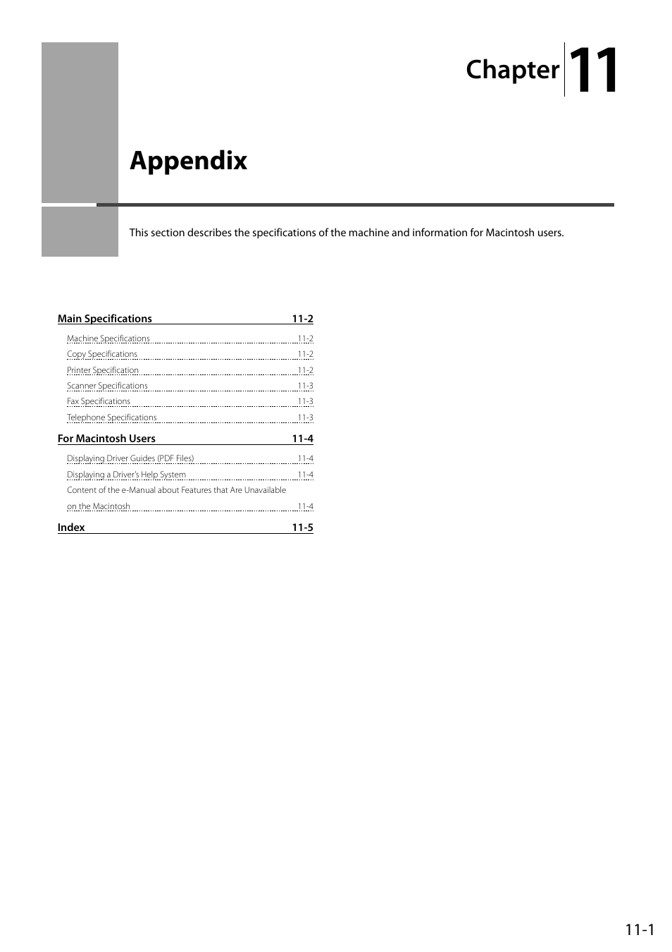 Appendix, Chapter | Canon ImageCLASS MF4570DN User Manual | Page 157 / 164