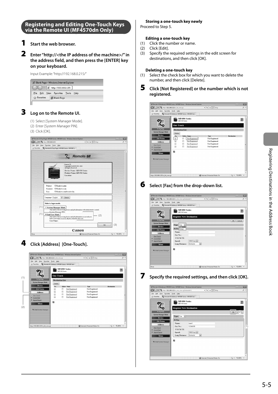 Mf4570dn only) | Canon ImageCLASS MF4570DN User Manual | Page 75 / 164