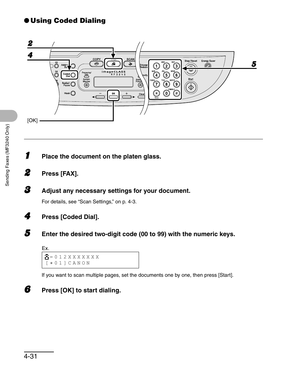 Canon MF 3240 Series User Manual | Page 74 / 136