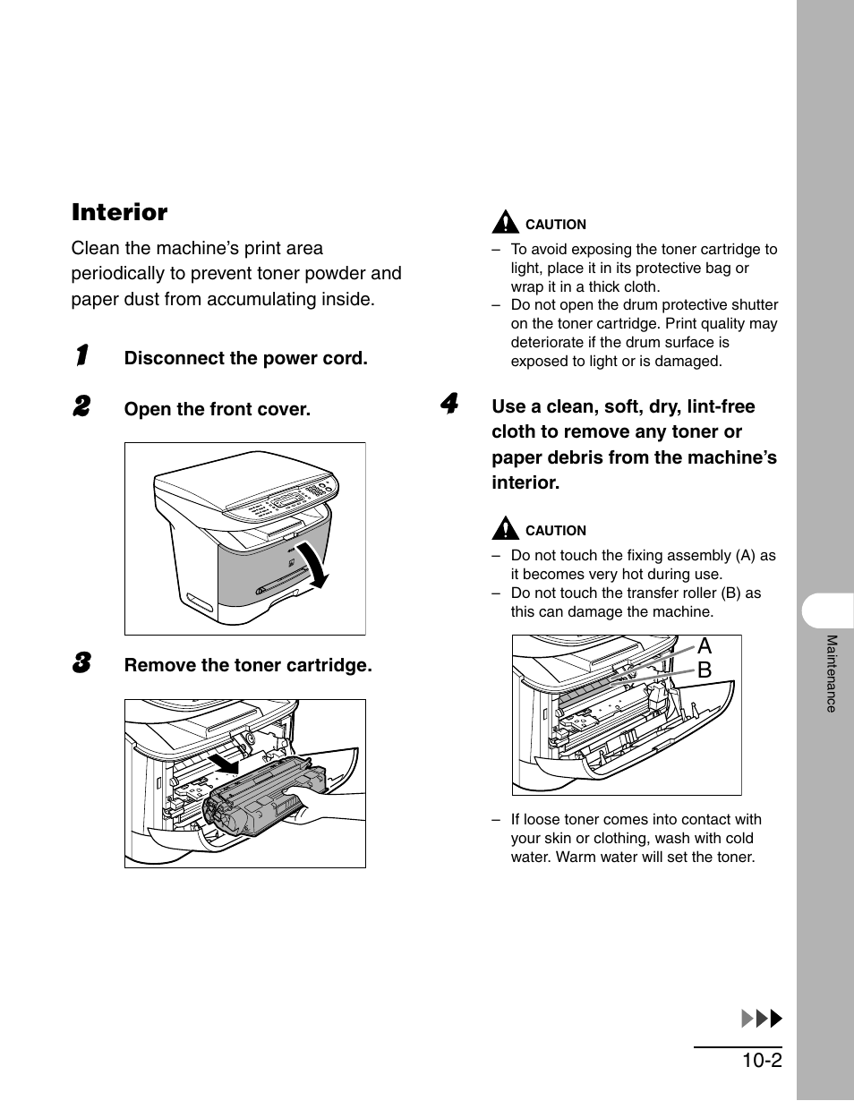 Interior, Interior -2 | Canon MF 3240 Series User Manual | Page 91 / 136