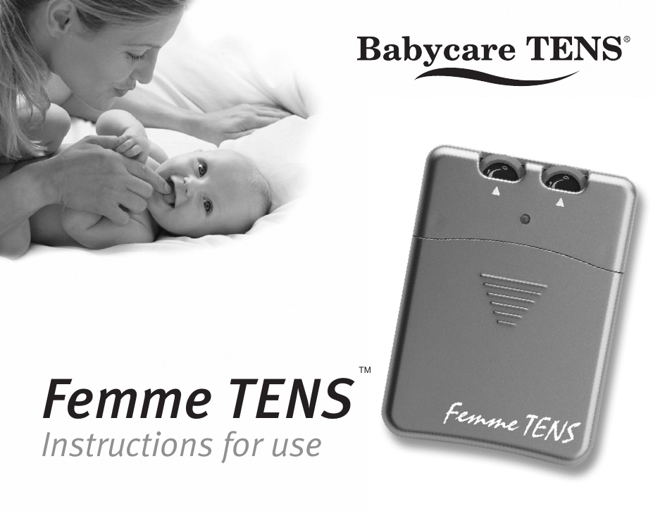 Babycare TENS Femme TENS User Manual | 12 pages