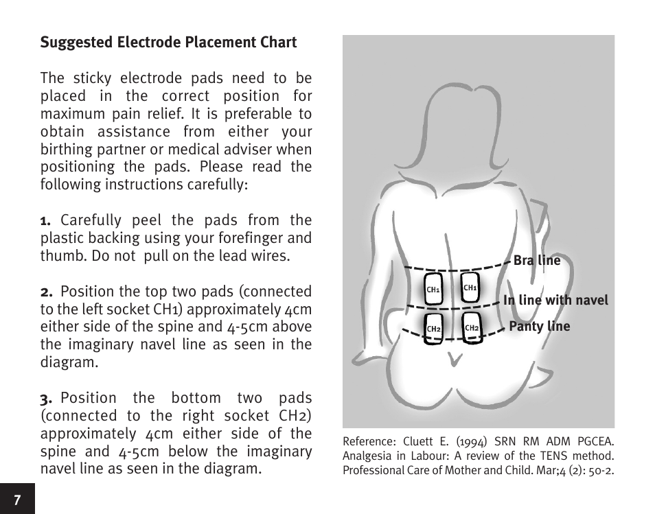 Babycare TENS Elle TENS User Manual | Page 10 / 16