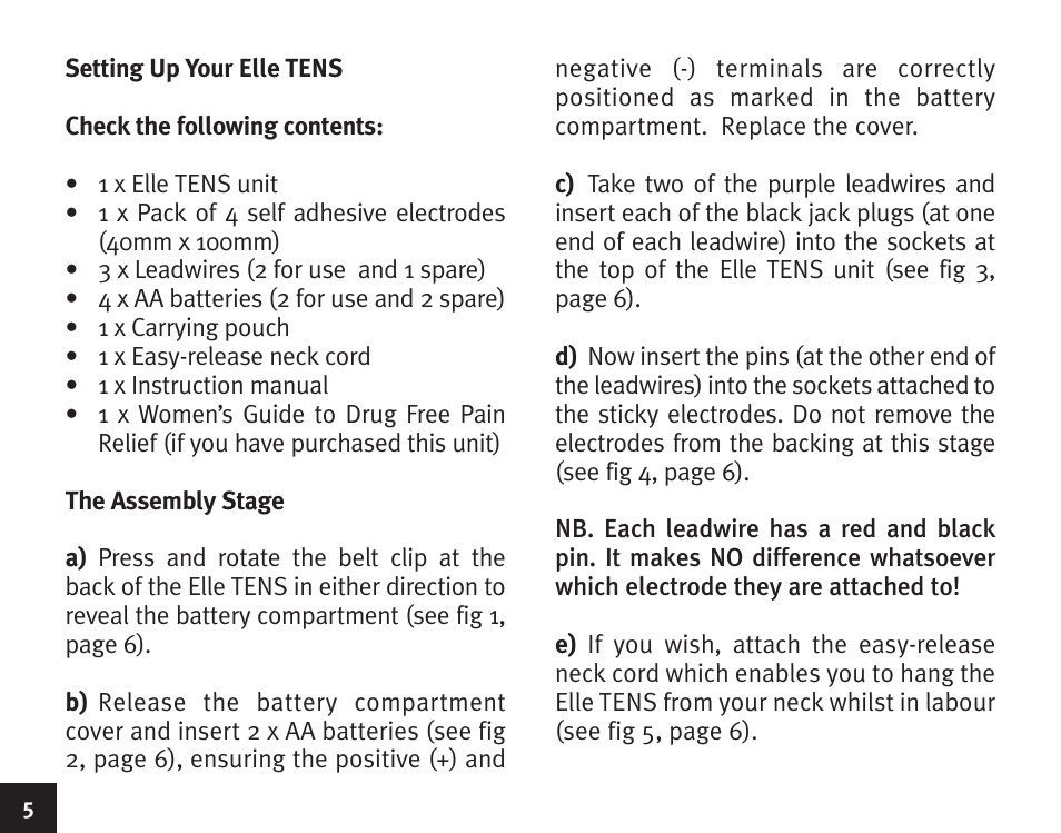 Babycare TENS Elle TENS User Manual | Page 8 / 16