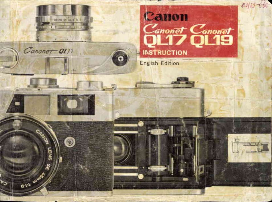 Canon QL19 User Manual | 40 pages