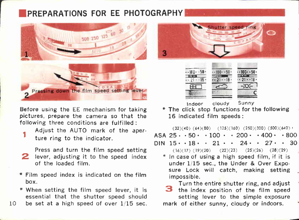 Steps in ee photography | Canon QL19 User Manual | Page 12 / 40