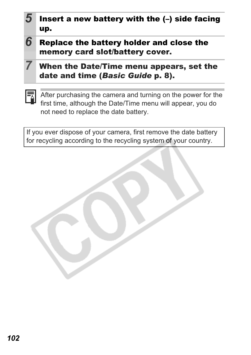 Canon A550 User Manual | Page 104 / 123