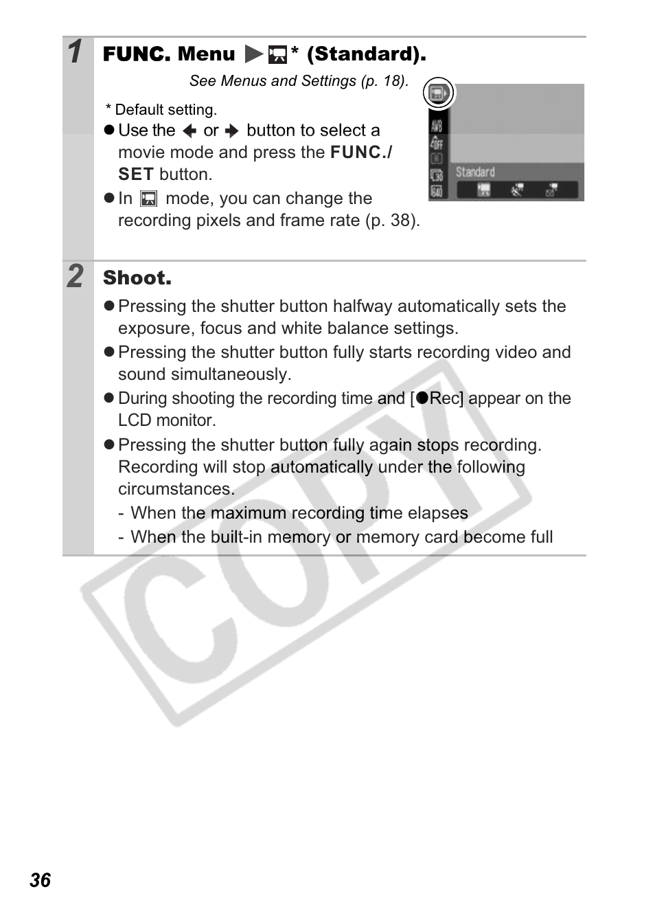 Canon A550 User Manual | Page 38 / 123