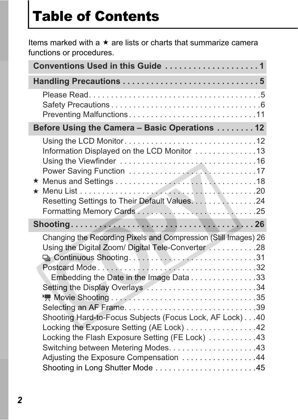 Canon A550 User Manual | Page 4 / 123