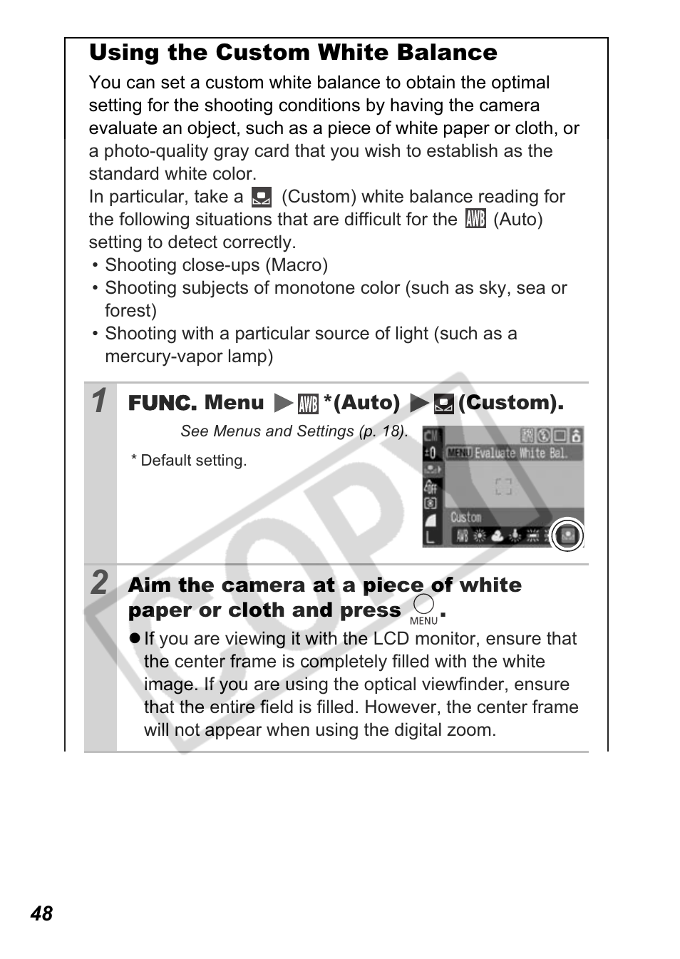 Canon A550 User Manual | Page 50 / 123