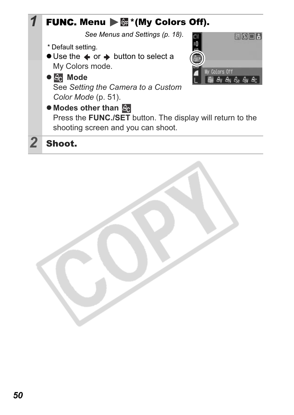 Canon A550 User Manual | Page 52 / 123
