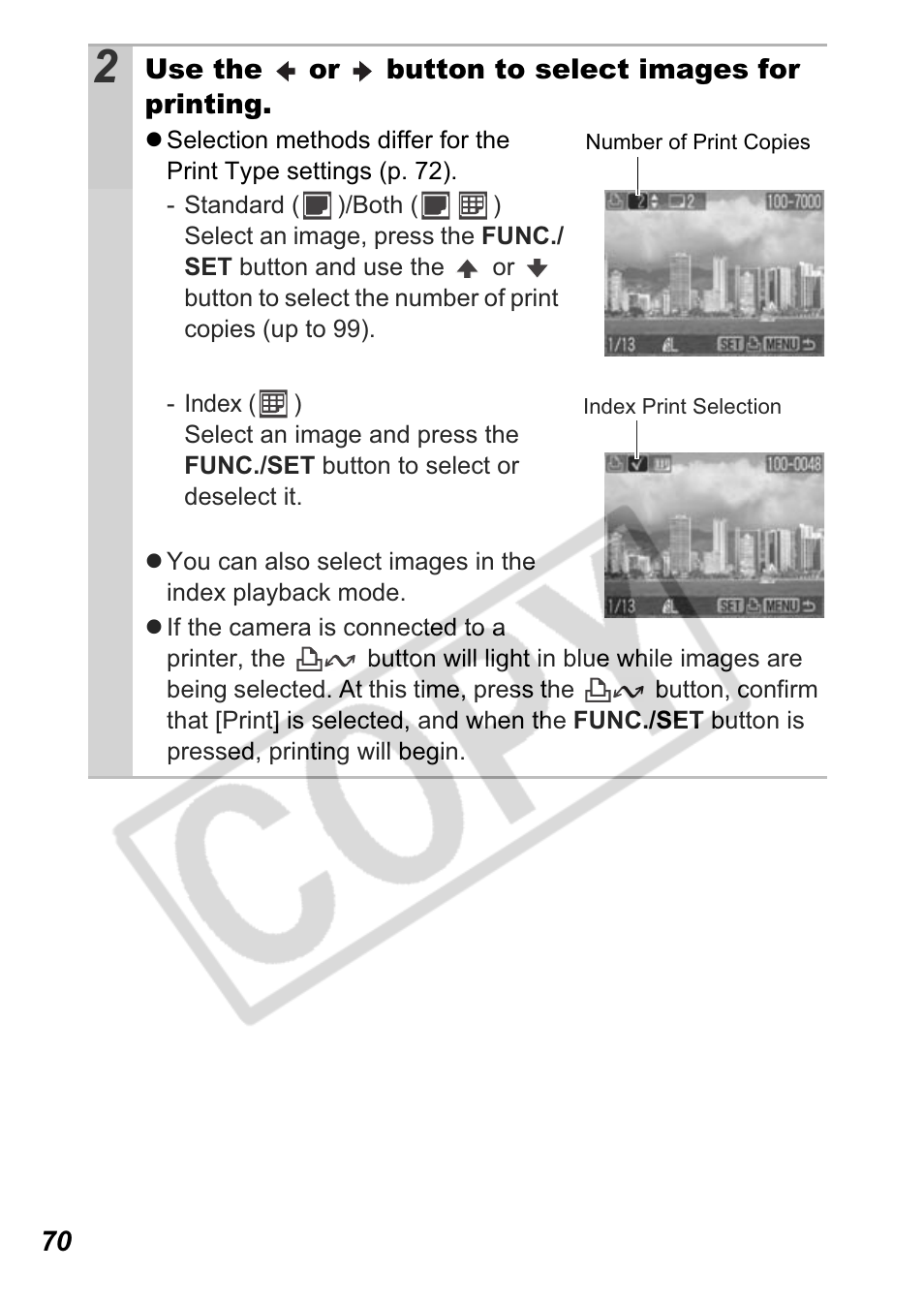 Canon A550 User Manual | Page 72 / 123