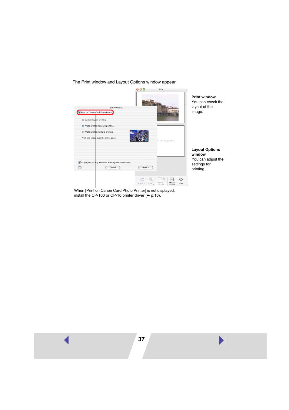 Canon CARD CP-10 User Manual | Page 37 / 60