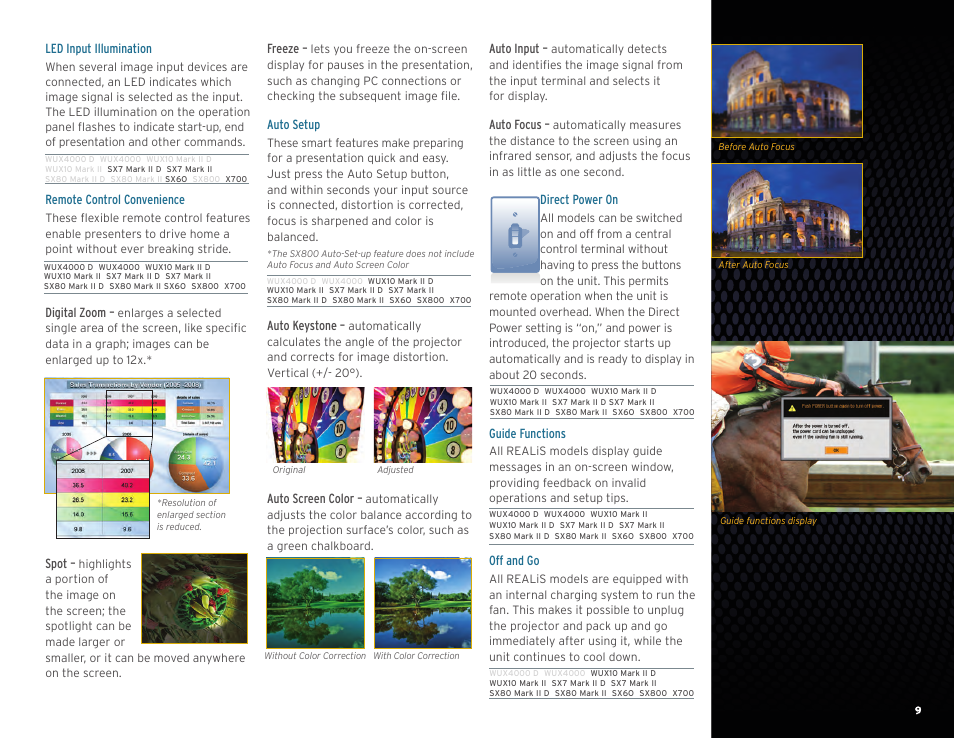 Canon REALiS SX7 Mark II User Manual | Page 9 / 12