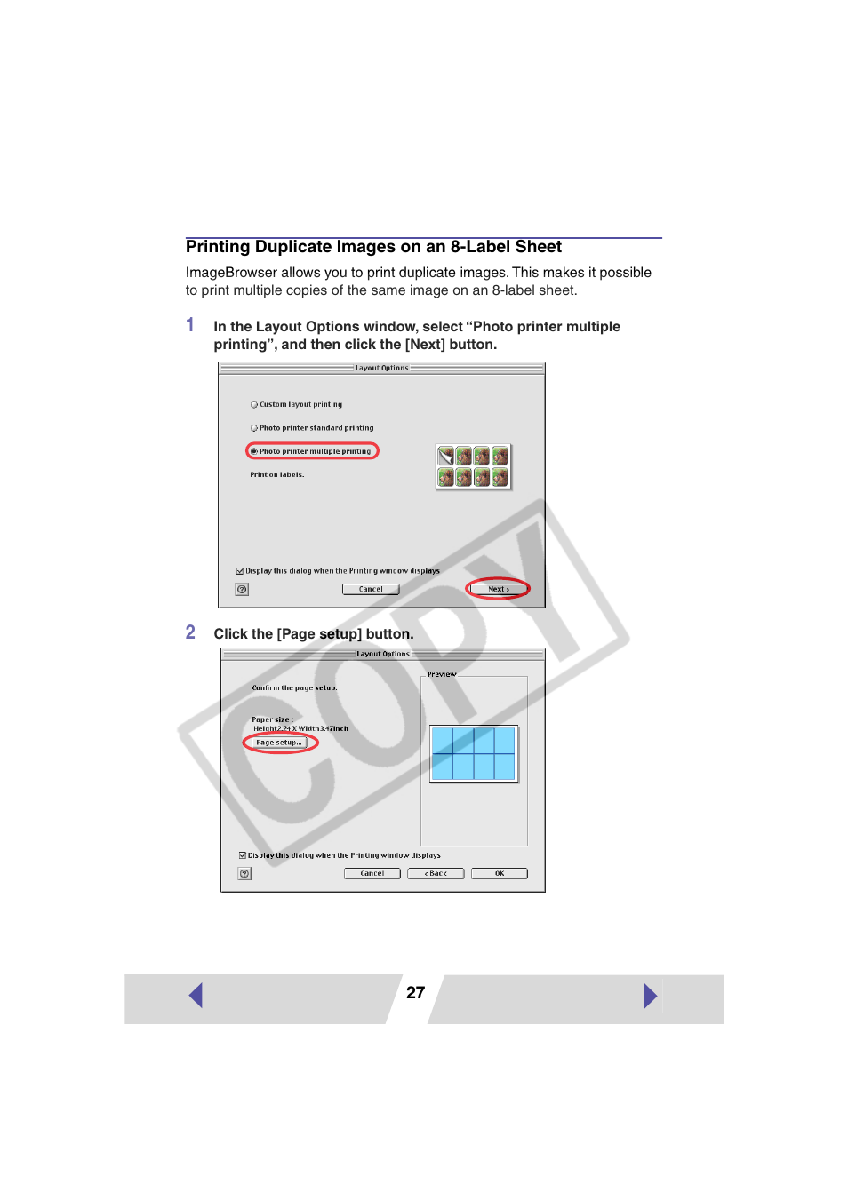 Canon CP-330 User Manual | Page 27 / 64