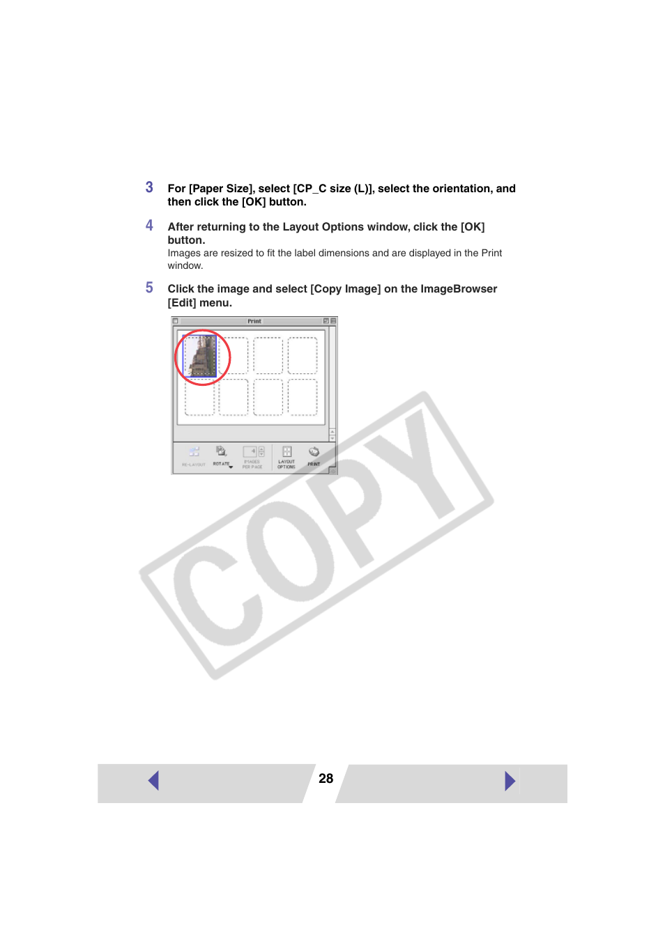 Canon CP-330 User Manual | Page 28 / 64