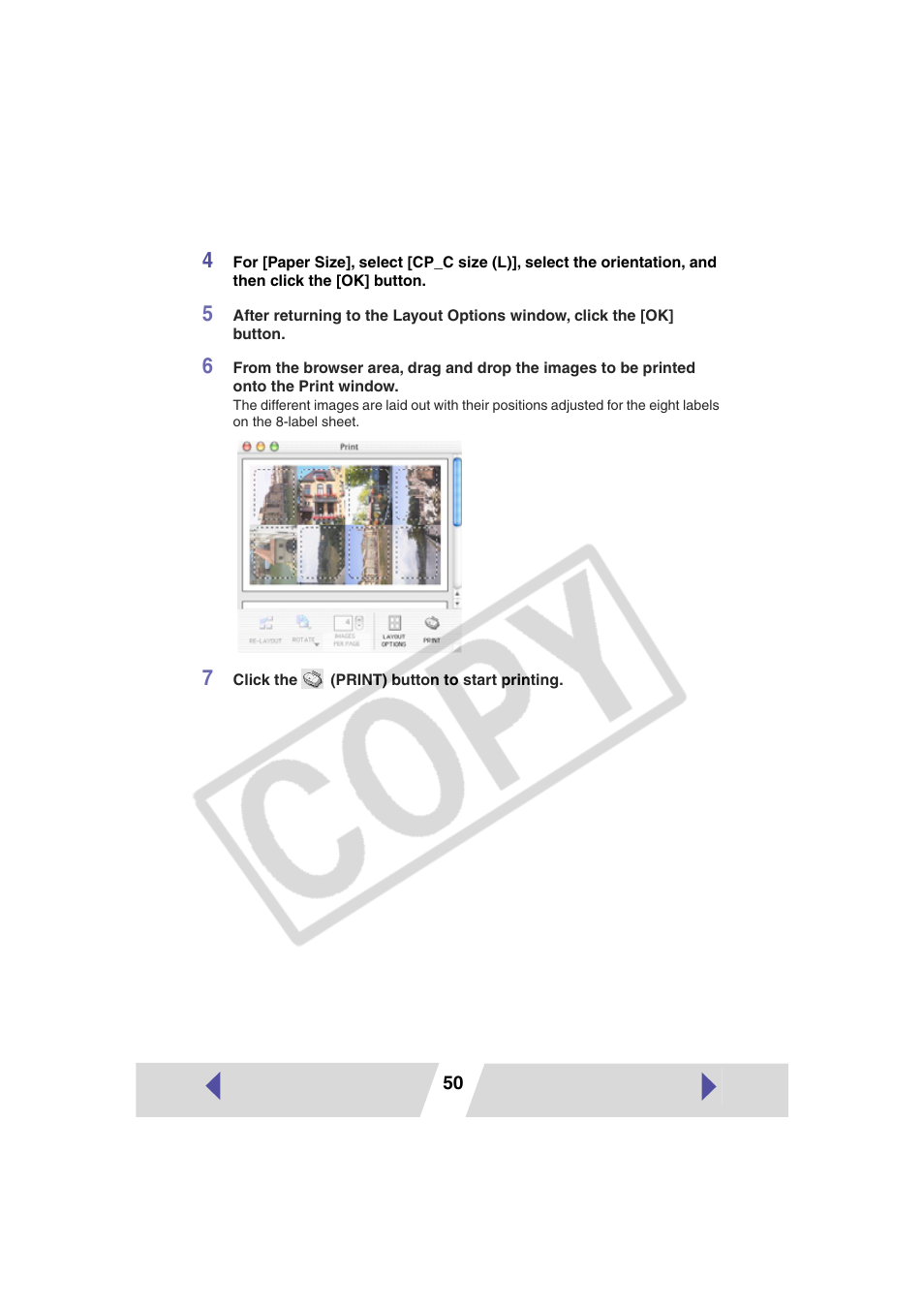 Canon CP-330 User Manual | Page 50 / 64