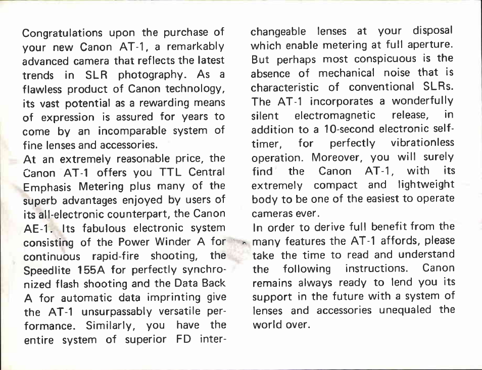 Canon AT 1 User Manual | Page 3 / 127