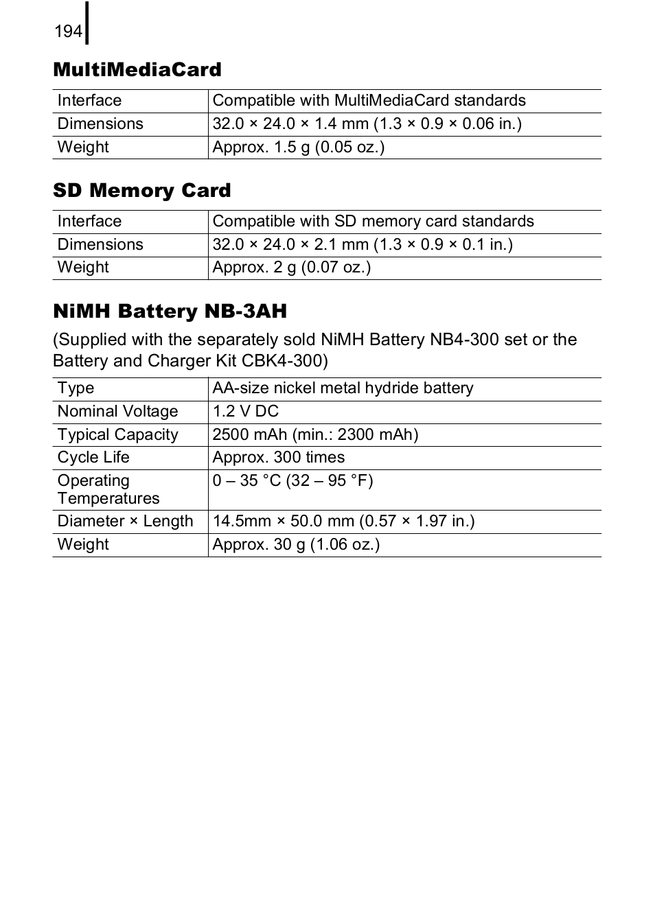 Canon A590 IS User Manual | Page 196 / 207