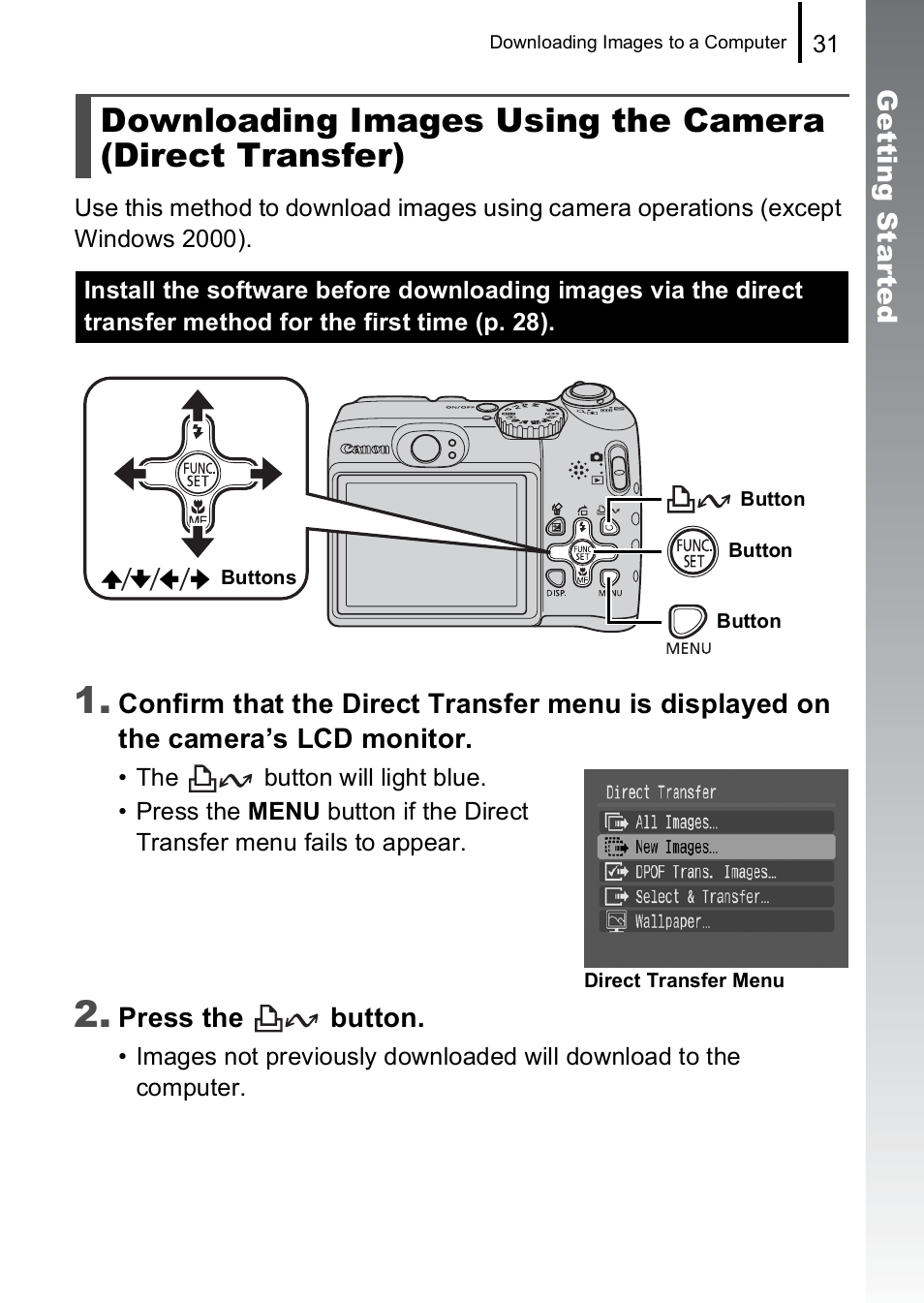 Canon A590 IS User Manual | Page 33 / 207