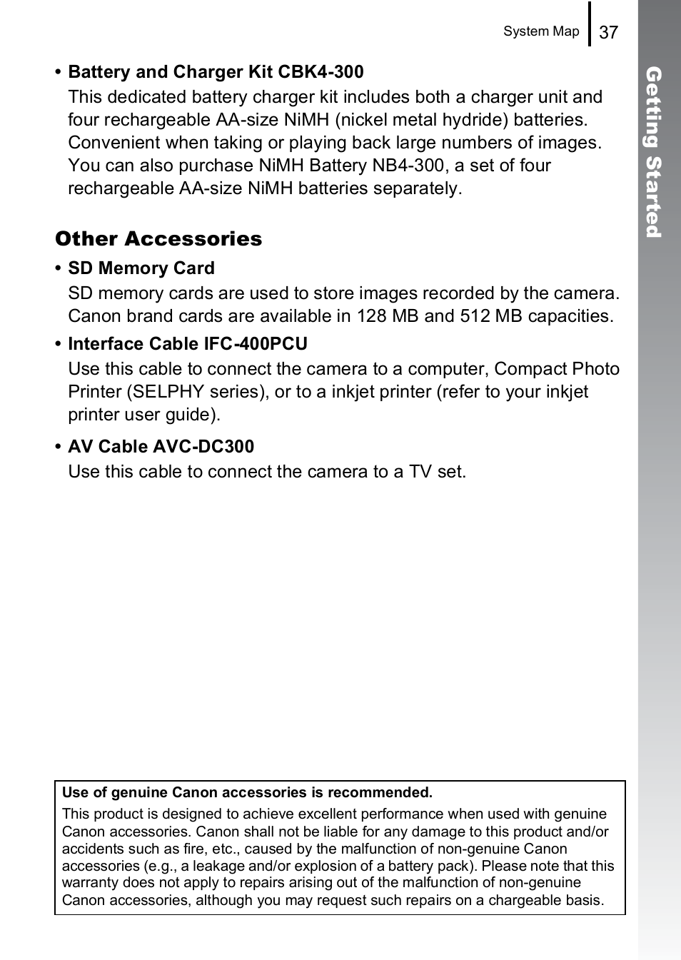 Canon A590 IS User Manual | Page 39 / 207