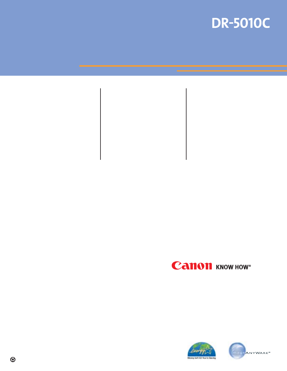 Canon Image Filing Systems DR-5010C User Manual | Page 4 / 4