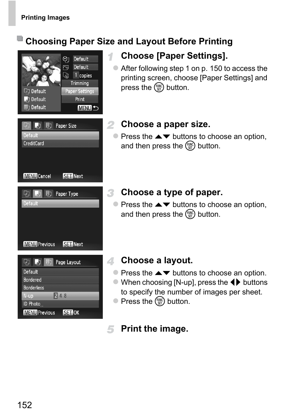 Canon A4050 IS User Manual | Page 152 / 186