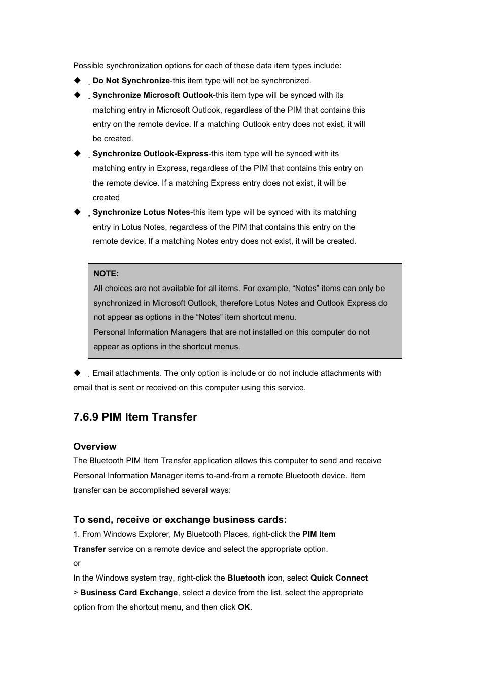 9 pim item transfer | BAFO BF-8000 User Manual | Page 84 / 97