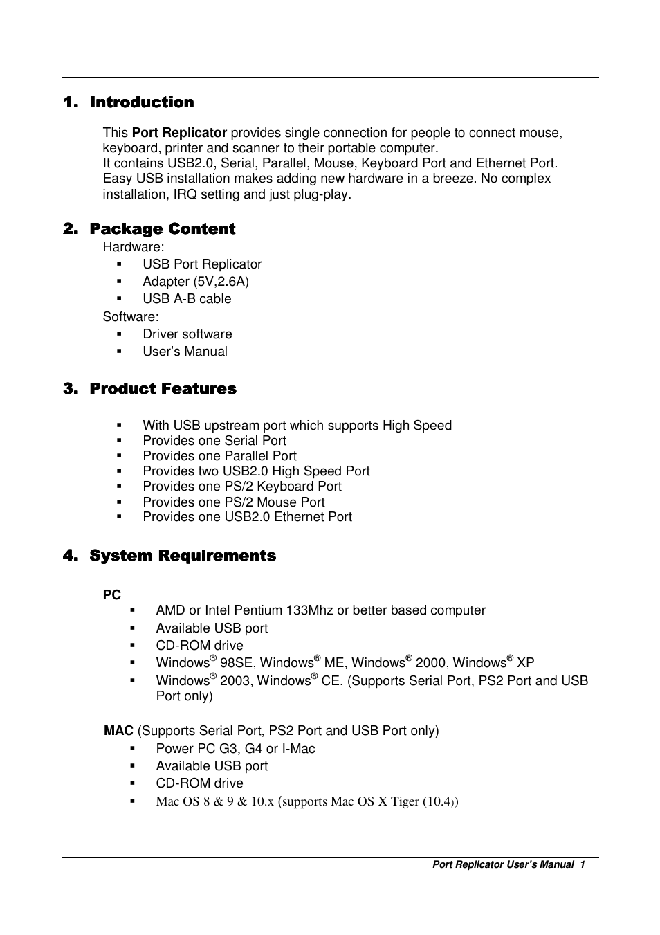 BAFO BF-7900 User Manual | Page 2 / 28