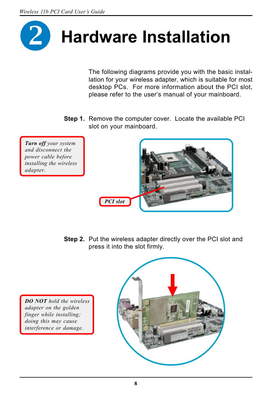 Hardware installation | BAFO BF-7600 User Manual | Page 14 / 58