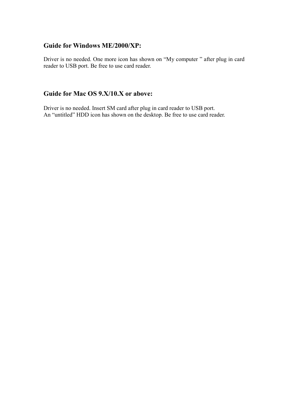 BAFO BF-7360 USB2.0 SM User Manual | Page 2 / 2