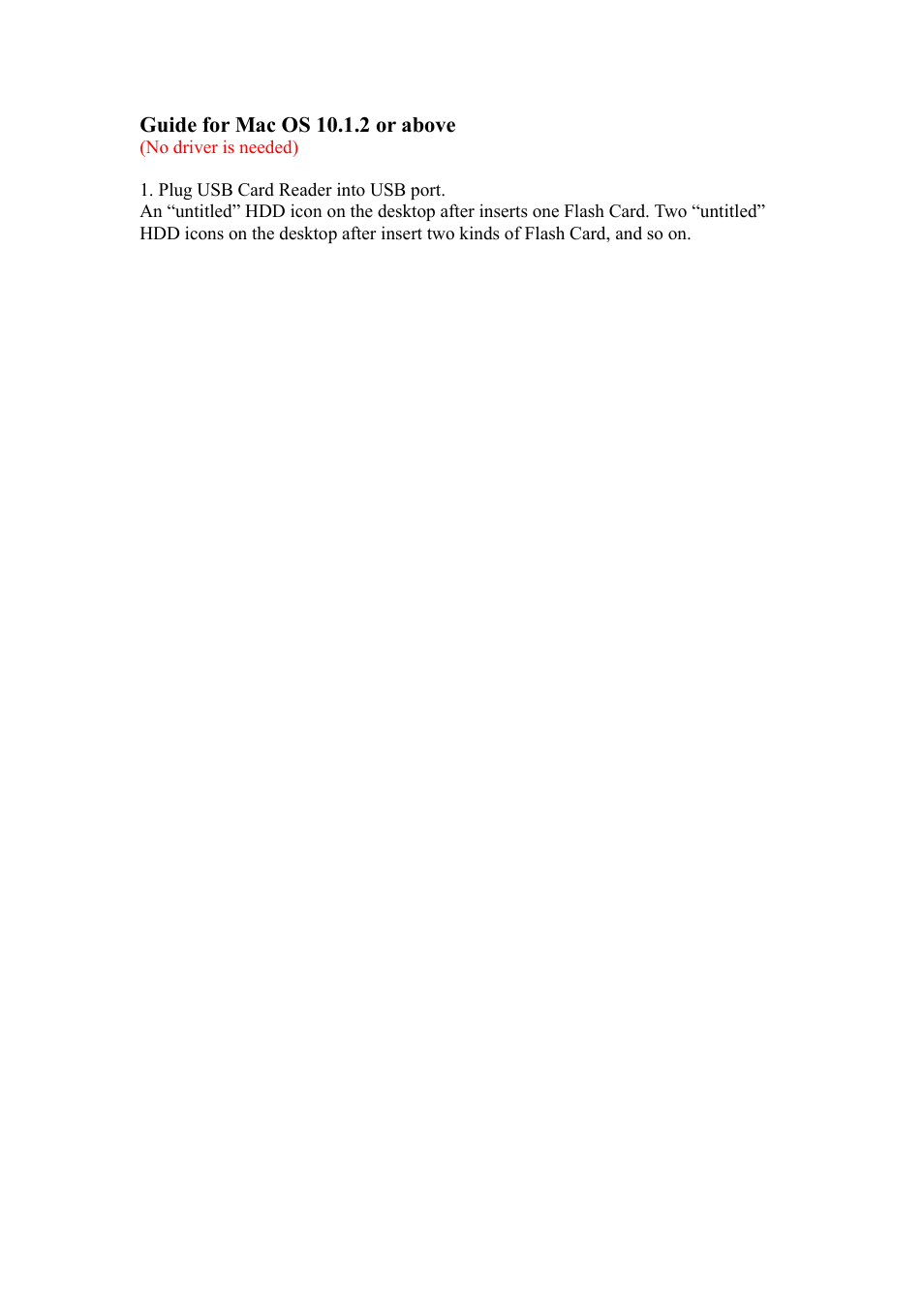 BAFO BF-7360 USB2.0 7in 1 User Manual | Page 4 / 4