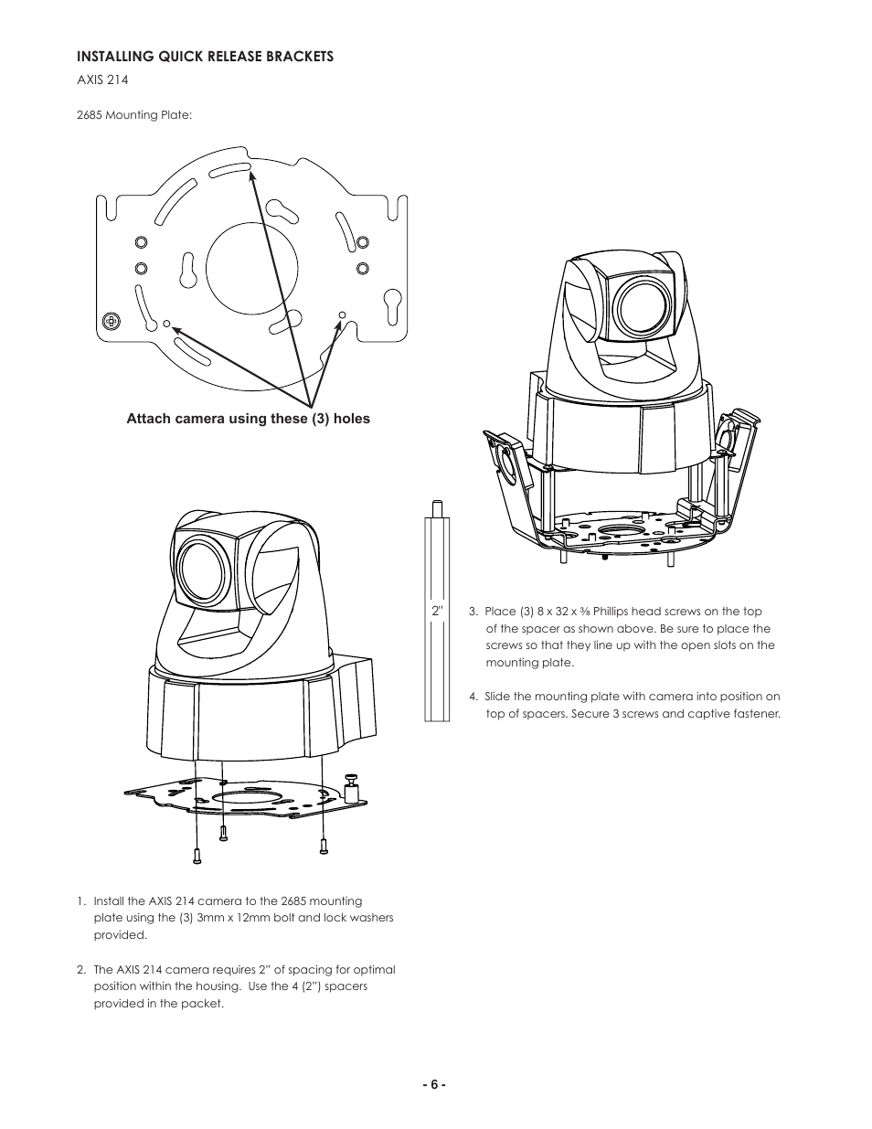 Canon IP ReadyTM Series Video Alarm FDP75C12N User Manual | Page 6 / 24