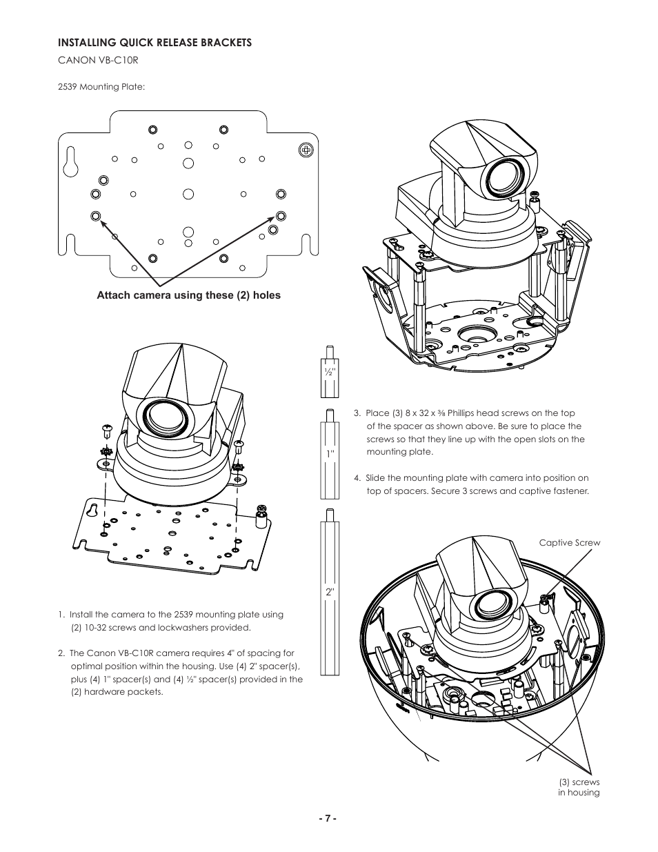 Canon IP ReadyTM Series Video Alarm FDP75C12N User Manual | Page 7 / 24