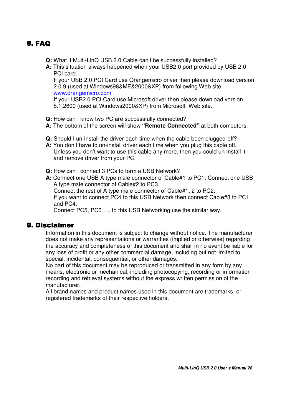 BAFO BF-7311 User Manual | Page 28 / 29