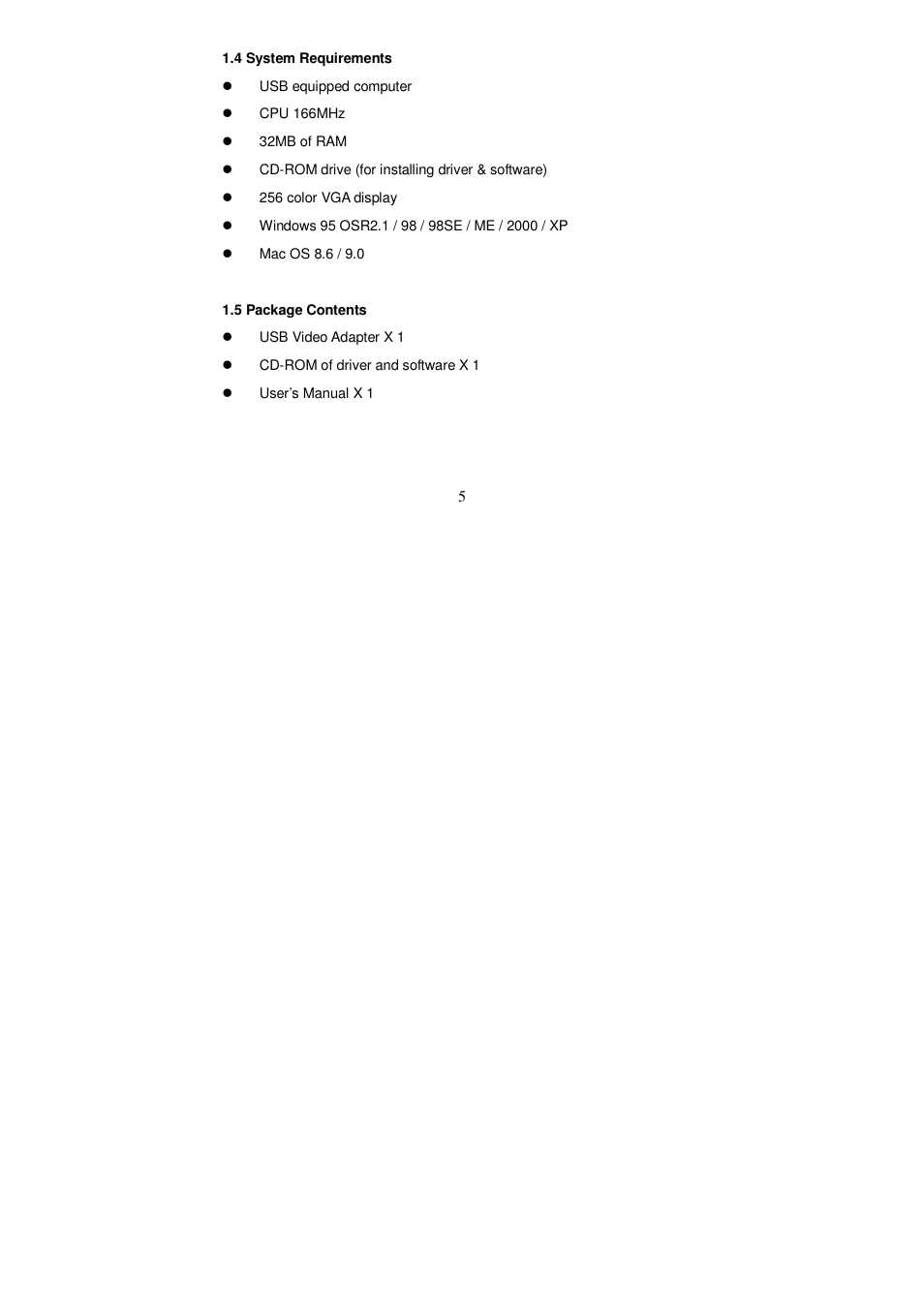 BAFO BF-630 User Manual | Page 6 / 30