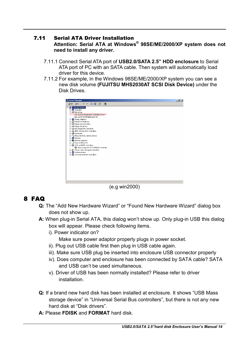 8 faq | BAFO BF-6250 User Manual | Page 15 / 16