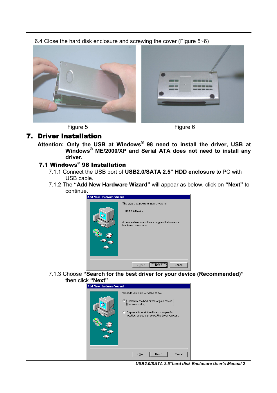 Driver installation | BAFO BF-6250 User Manual | Page 3 / 16