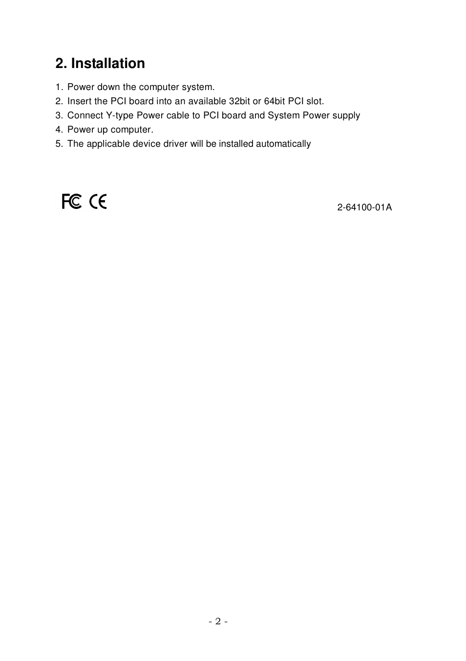 Installation | BAFO BF-5319 User Manual | Page 2 / 2