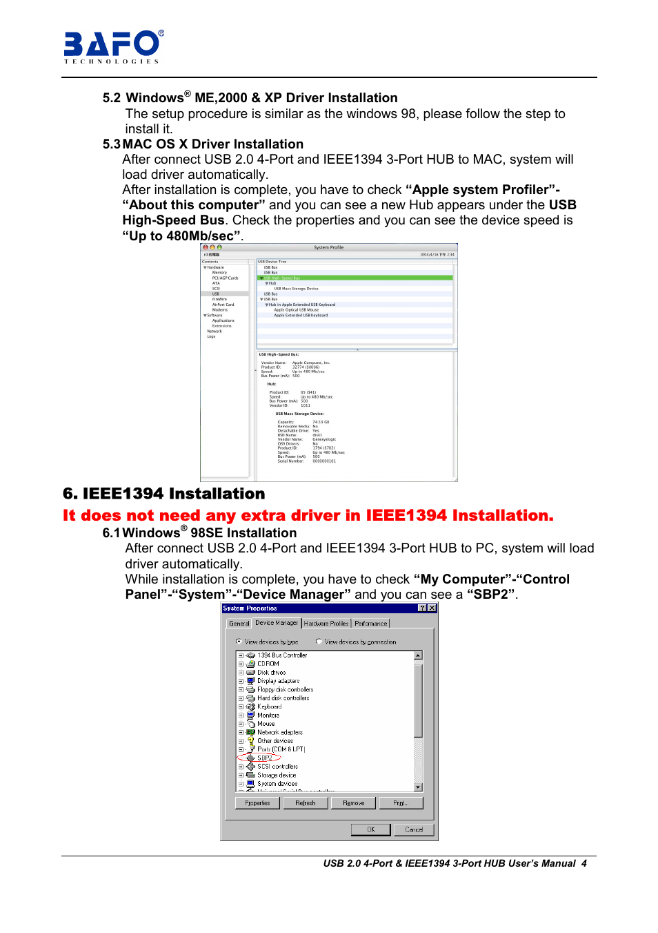 BAFO BF-4710 User Manual | Page 4 / 6