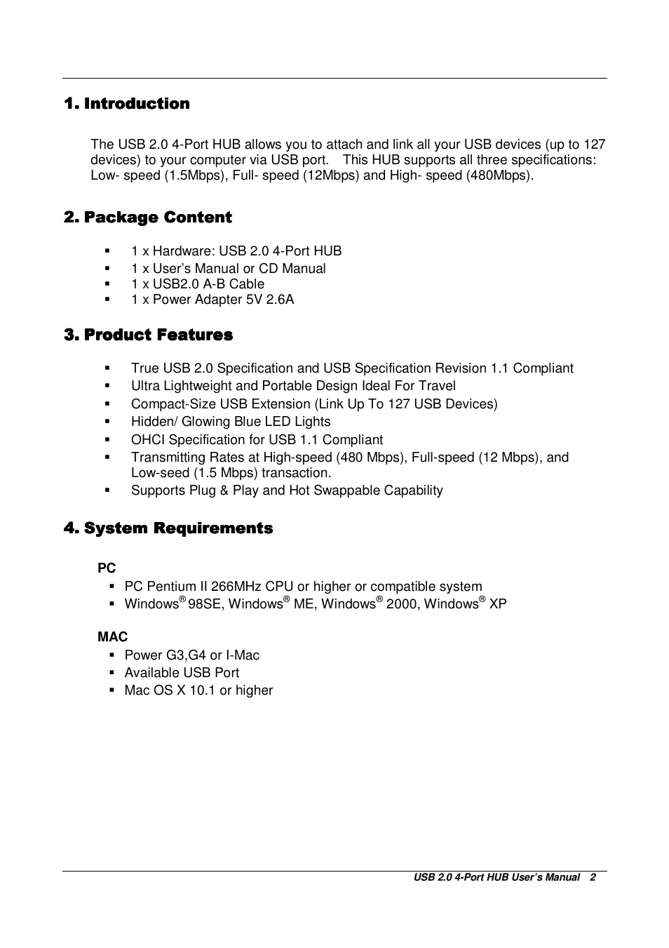 BAFO BF-4000 User Manual | Page 3 / 8