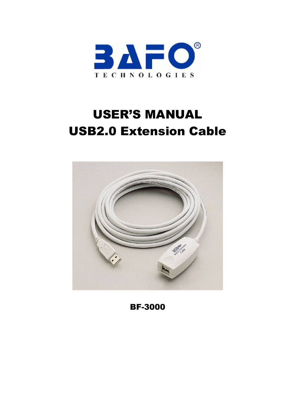 BAFO BF-3000 User Manual | 10 pages