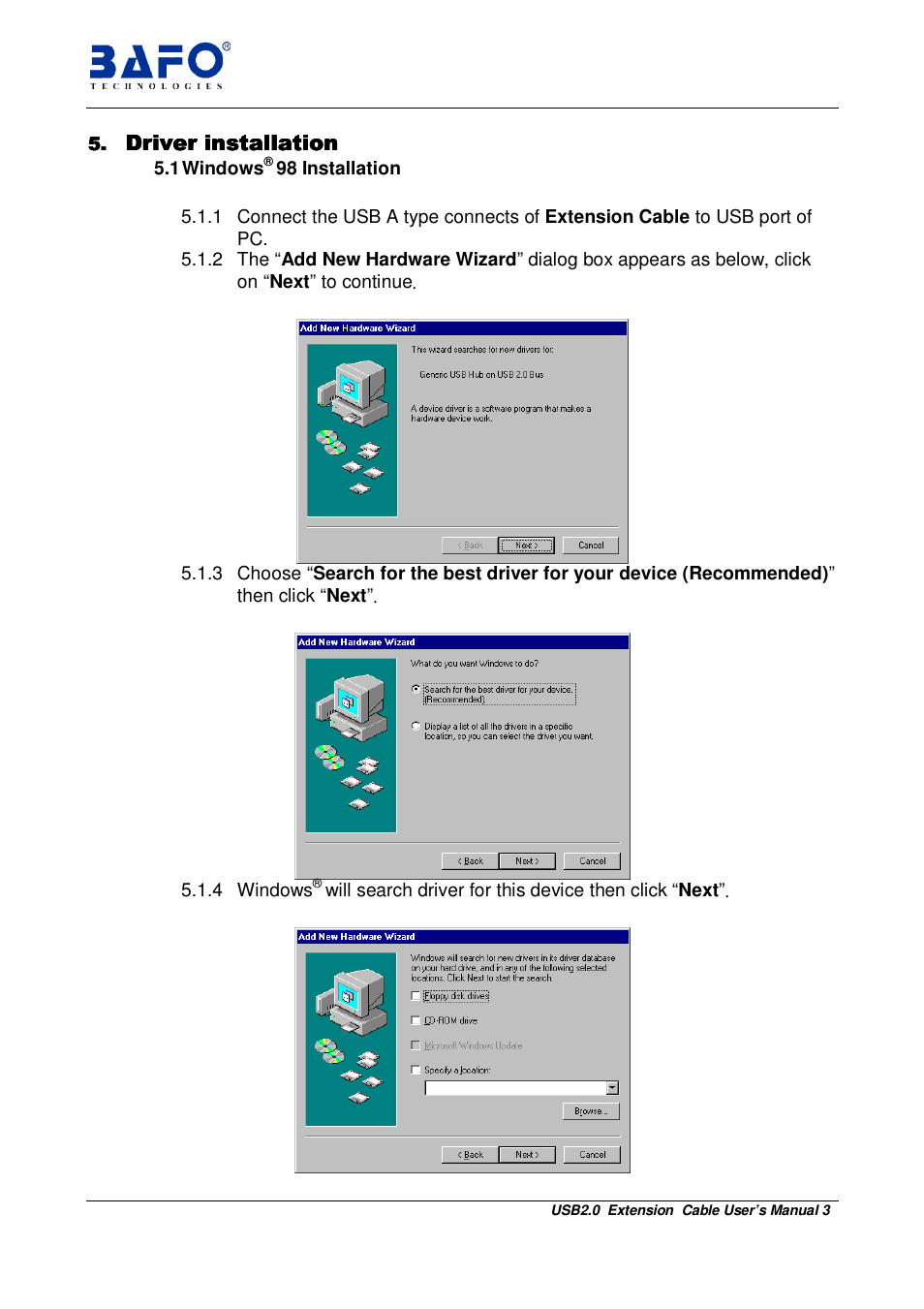 BAFO BF-3000 User Manual | Page 4 / 10