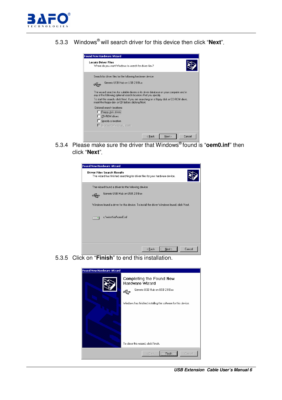 BAFO BF-3000 User Manual | Page 7 / 10