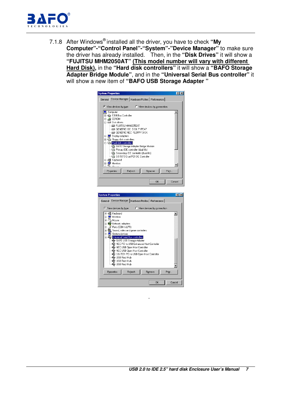 BAFO BF-2043 User Manual | Page 8 / 19